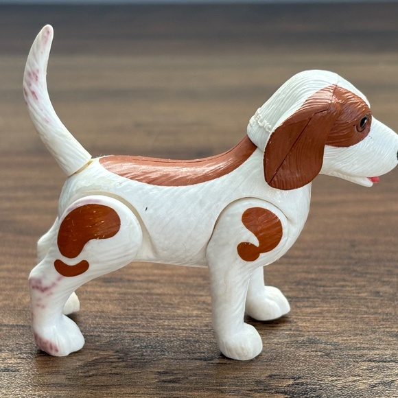 VINTAGE 1995 Mattel BARBIE Vet Dog White Toy Figure Pet Doctor Set Replacement - Picture 7 of 9